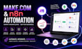make com automation and n8n workflows
