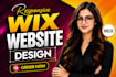 build wix studio website, wix studio, design or redesign wix