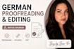 proofread and edit your german text professionally