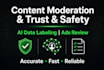 do content moderation and ai data labeling