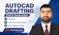 do autocad drafting for civil and construction projects