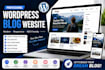 create a professional wordpress blog website, personal blog