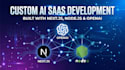 a full stack ai saas web application using mern and next js