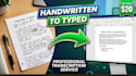 convert your handwritten notes into editable text