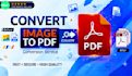 convert image to pdf, scanned document, and searchable pdf files