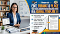 edit and format your thesis, dissertation, or article