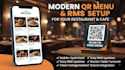 create custom mobile qr menu design for restaurants and cafes