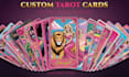 design a custom tarot deck with card backs