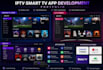 create apple tv, smart tv app, samsung tv app, android tv app, iptv, android tv