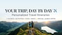 create your personalised day by day itinerary