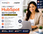 connect hubspot zapier integration email automation CRM workflow setup