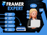 do responsive framer animated website figma to framer full website design