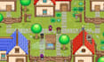 do top down pixel art tileset, tilemap, rpg game assets and pixel background