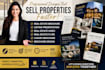 create luxury real estate listing presentation for realtors