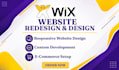 build wix website, design wix website, redesign wix website development