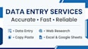 do accurate data entry and copy paste tasks