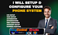 set up ringcentral, 3cx, vicidial, magnusbilling, freepbx, and fusionpbx