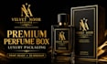 design luxury perfume box packaging and dieline