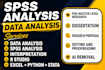 do data analysis, interpretation of research by spss analysis, python,r studio