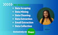 do web scraping, internet research, business database creation and extraction