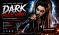 create cinematic post apocalyptic, dark phonk, cyberpunk music video
