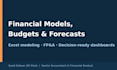 financial model budget and forecast in excel