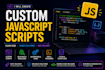 create custom javascript scripts and small programs