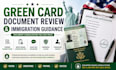 review your green card documents and provide immigration guidance