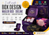 create box design, mailer box, dieline, shipping box and subscription box
