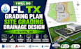 do fl tx grading plan site grading drainage design in civil 3d