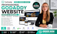 design godaddy website redesign godaddy website build restaurant website expert