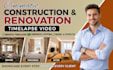 create a cinematic construction and renovation timelapse