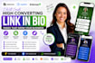 setup linktree beacons taplink link in bio landing page