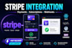 integrate stripe payment gateway API on your website or saas app