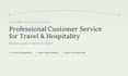 provide professional customer service for travel and hospitality