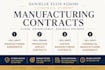 write custom manufacturing contract tailored to your specific needs US attorney