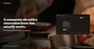 build a stunning website for restaurants and startups