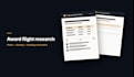find the best award flight options using your points and miles