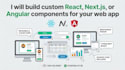 build custom components for your web app