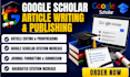 write publish research articles, increase google scholar scopus citations