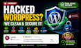 fix hacked wordpress website, malware removal, and setup security