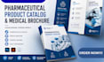 design pharmaceutical product catalog and medical brochure