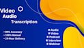 deliver fast audio transcription to text