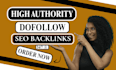 build high authority french SEO backlinks and  off page strategy