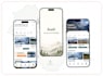 create a modern travel app UI UX design