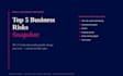 identify and document your top business risks
