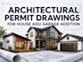 draw architectural permit drawings for house adu garage addition