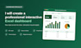 create a professional interactive excel dashboard