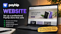 build and customize a professional payhip website or store