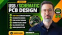 expertly do pcb design schematic pcb layout electronics usb hub circuit design